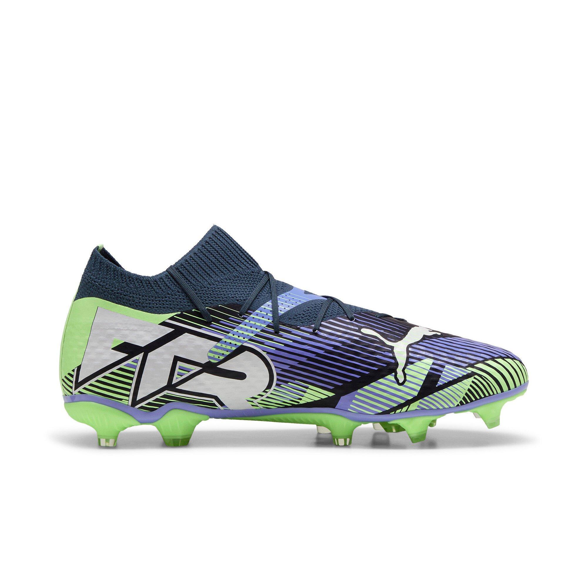 PUMA Future 7 Pro FG/AG "Grey Skies/White/Fizzy Apple" Men's Soccer Cleat